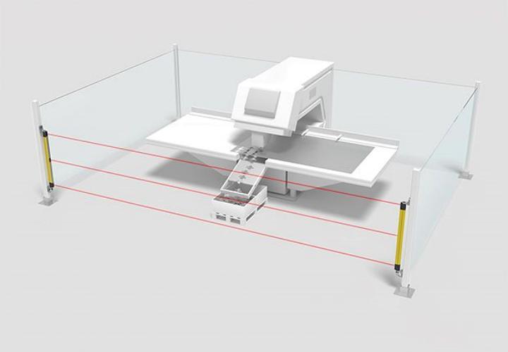 多光束安全光柵 MLD 300/500 為出入口防護提供了經(jīng)濟高效的解決方案